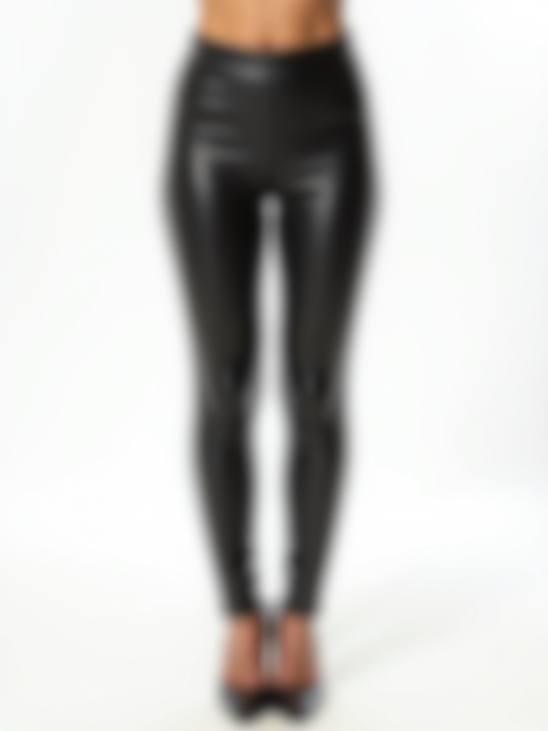 Legging similicuir Taille haute